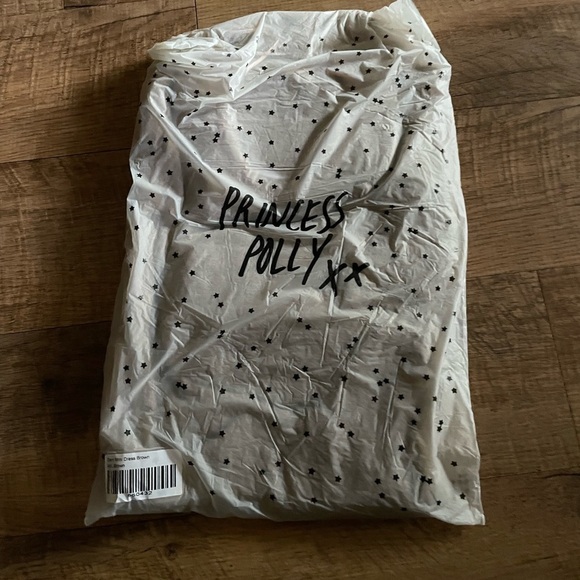 PRINCESS POLLY Dani Mini Dress Brown - Picture 2 of 3